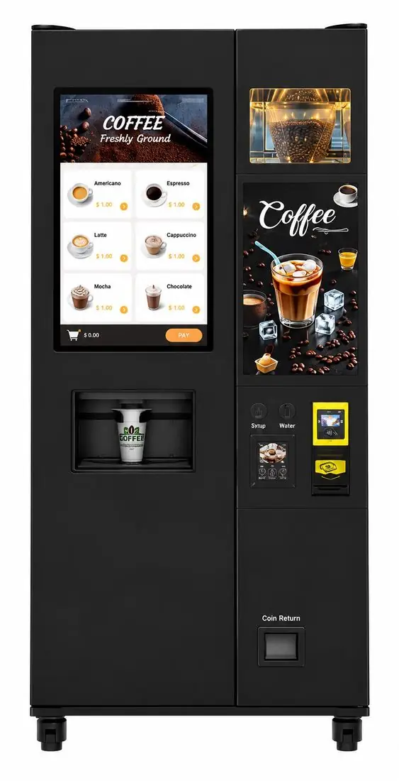 Koffieautomaat met touchscreen